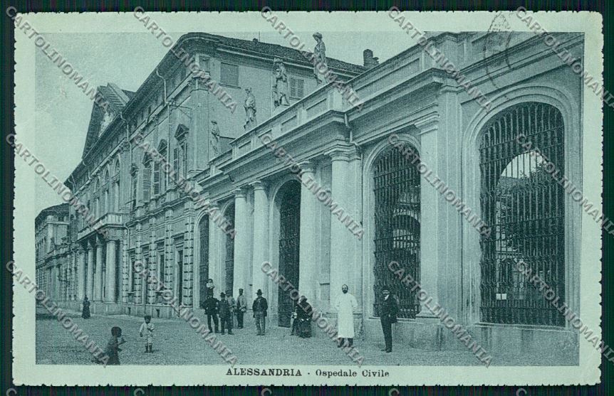 Alessandria città PIEGA cartolina QK0363 – fronte