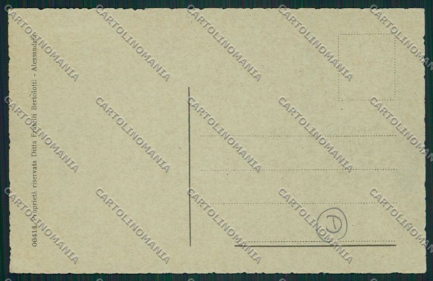 Alessandria città Tram cartolina QK0368 – retro