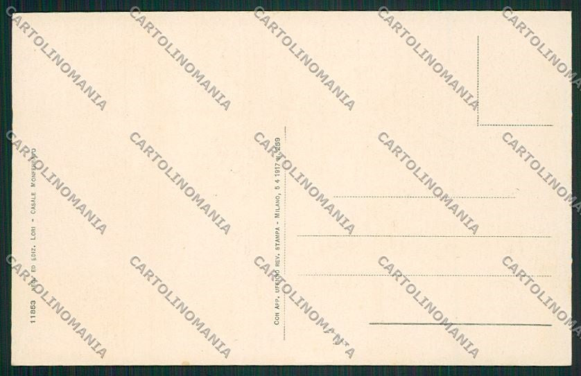 Alessandria città Militari Saluti da cartolina QK0372 – retro