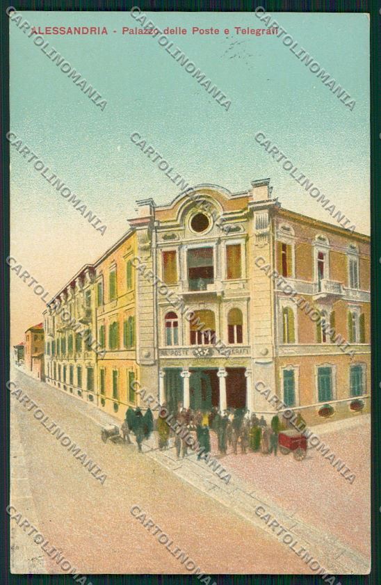 Alessandria città Poste cartolina QK0378 – fronte