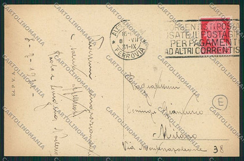 Alessandria città cartolina QK0388 – retro