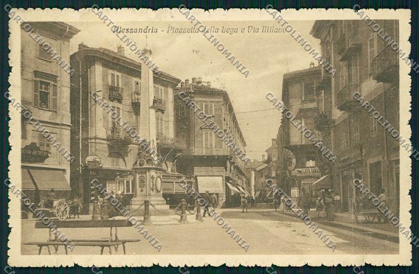 Alessandria città cartolina QK0389 – fronte