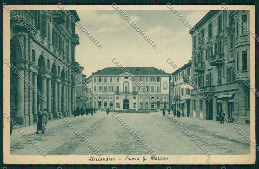 Alessandria città ABRASA cartolina QK0393 – fronte