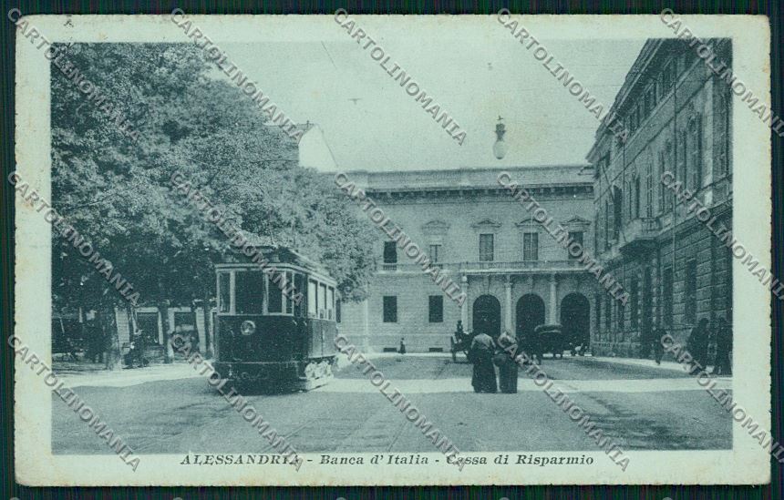 Alessandria città Tram cartolina QK0409 – fronte