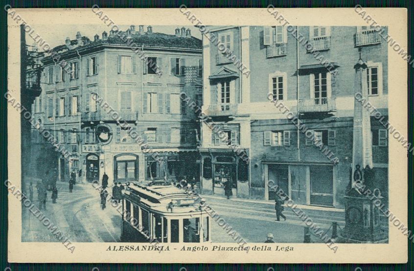 Alessandria città Tram cartolina QK0422 – fronte