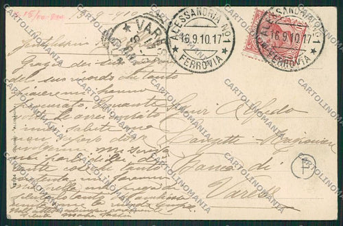 Alessandria città cartolina QK0424 – retro