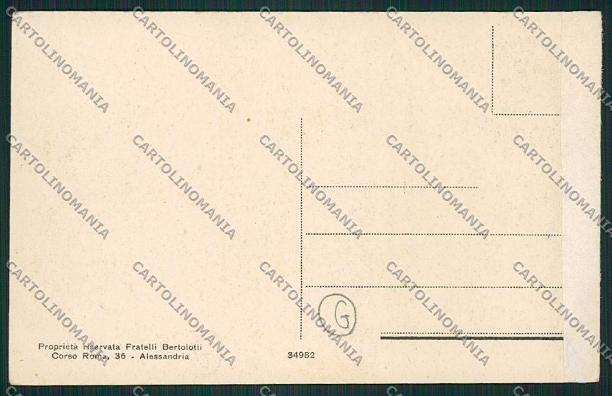 Alessandria città Tram cartolina QK0433 – retro
