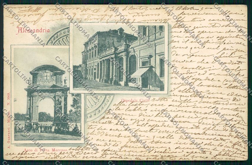 Alessandria città cartolina QK0439 – fronte