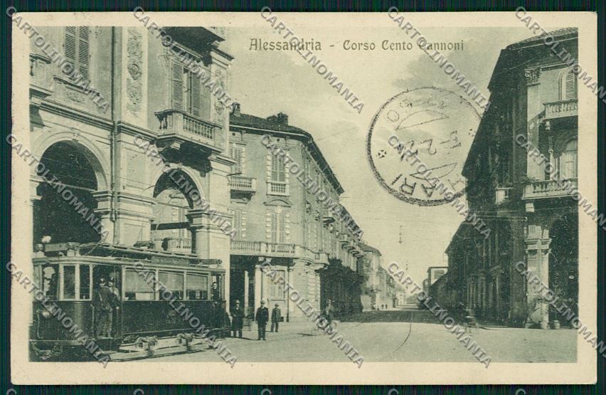 Alessandria città Tram cartolina QK0444 – fronte