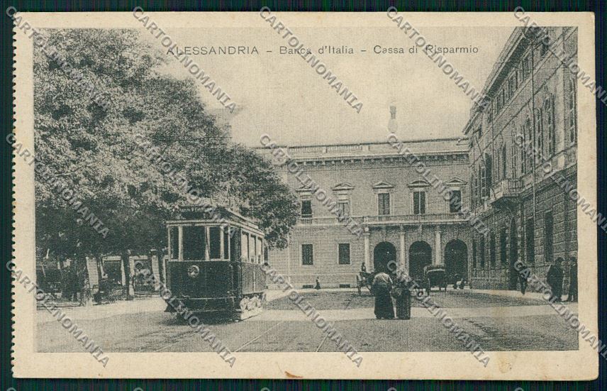 Alessandria città Tram cartolina QK0447 – fronte