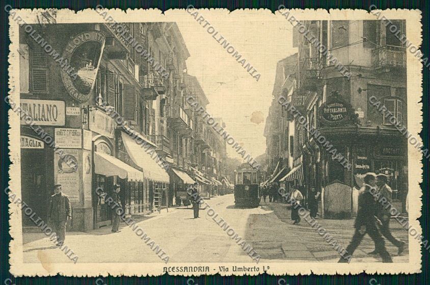 Alessandria città STRAPPINO cartolina QK0452 – fronte