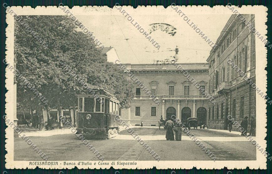 Alessandria città Tram cartolina QK0453 – fronte