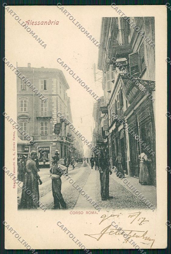 Alessandria città cartolina QK0457 – fronte