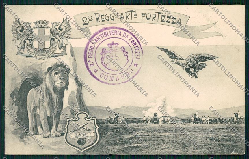 Alessandria Militari Spezia Artiglieria cartolina QK0485 – fronte