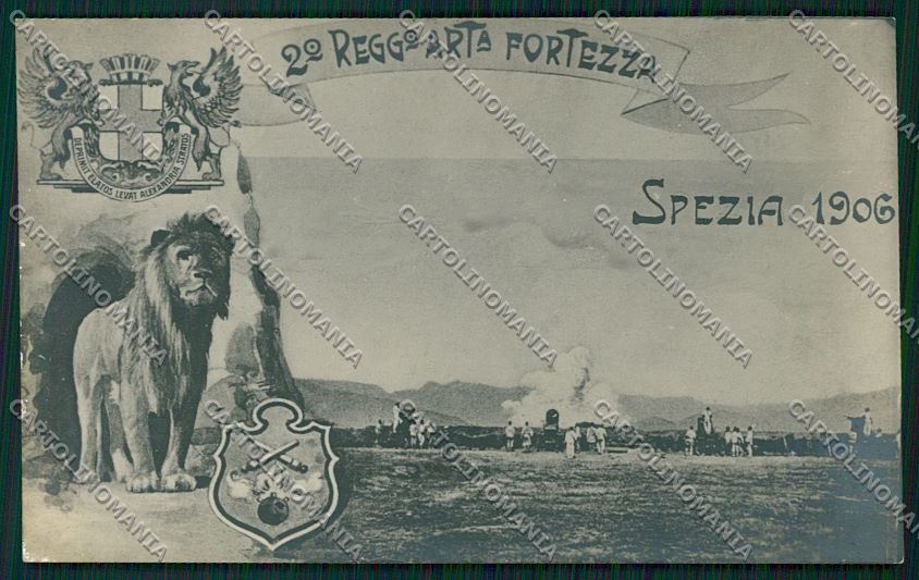 Alessandria Militari Spezia Artiglieria Foto cartolina QK0486 – fronte