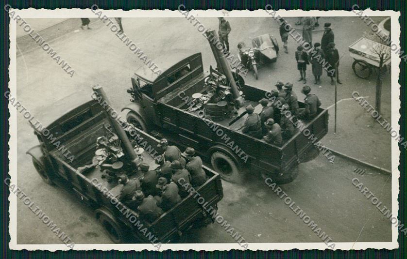 Alessandria Militari PIEGA Foto cartolina QK0501 – fronte