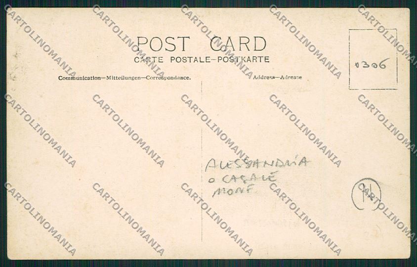 Alessandria ? Militari Foto cartolina QK0504 – retro