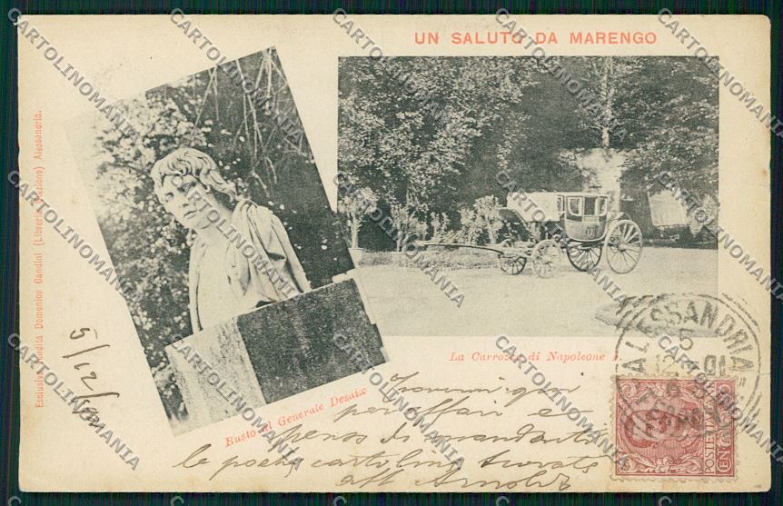 Alessandria Marengo STRAPPINO cartolina QK0508 – fronte