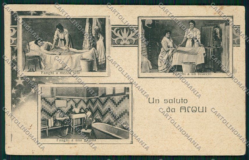 Alessandria Acqui Saluti da cartolina QK0520 – fronte