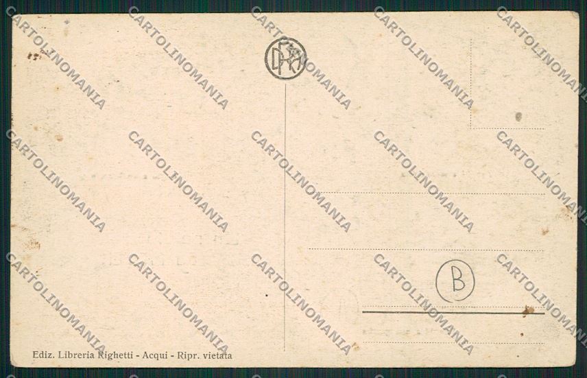 Alessandria Acqui Saluti da cartolina QK0520 – retro
