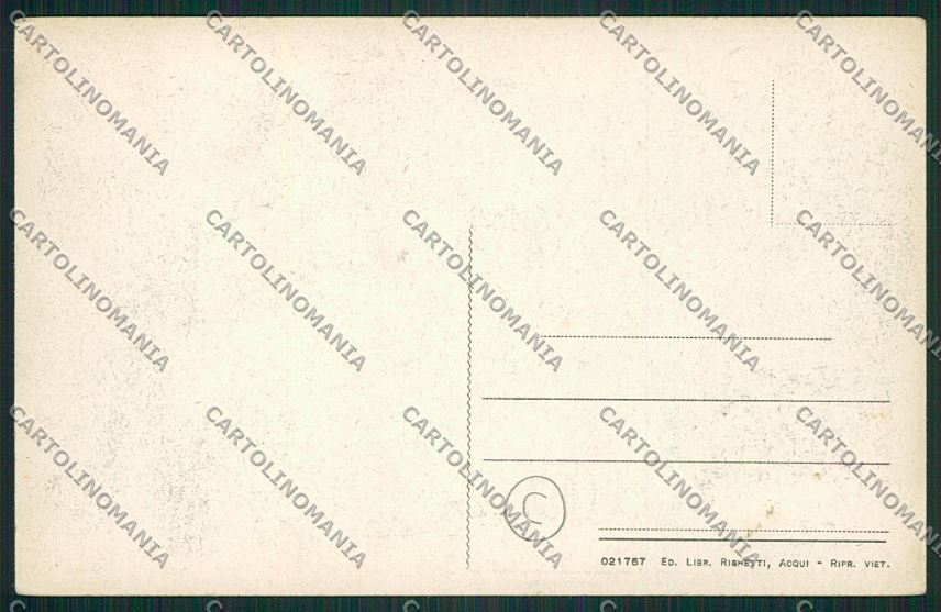 Alessandria Acqui cartolina QK0521 – retro