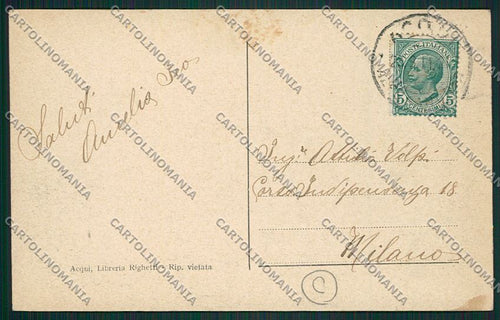 Alessandria Acqui cartolina QK0527 – retro