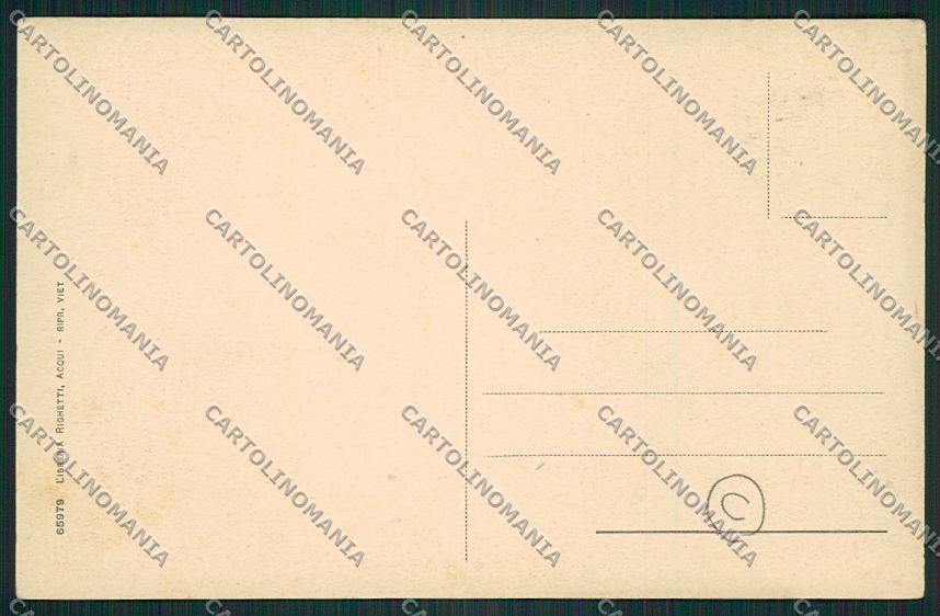 Alessandria Acqui cartolina QK0528 – retro