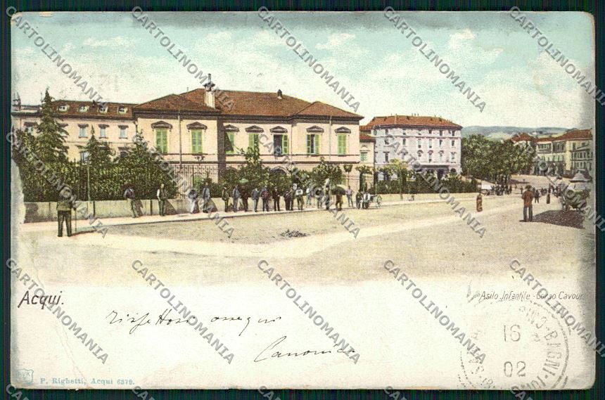 Alessandria Acqui PIEGA cartolina QK0530 – fronte