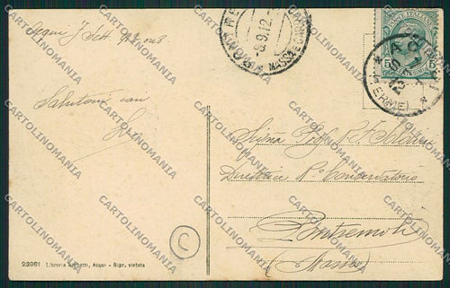 Alessandria Acqui cartolina QK0531 – retro
