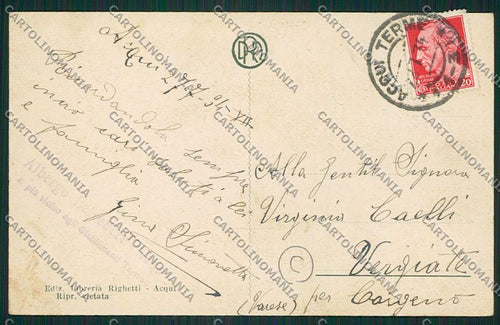 Alessandria Acqui cartolina QK0533 – retro