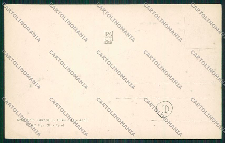 Alessandria Acqui cartolina QK0548 – retro
