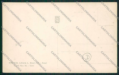 Alessandria Acqui cartolina QK0548 – retro
