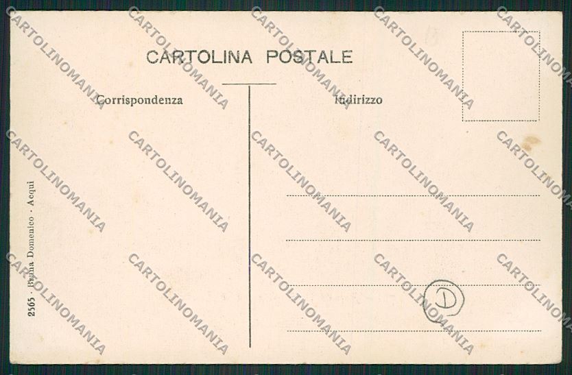 Alessandria Acqui cartolina QK0549 – retro