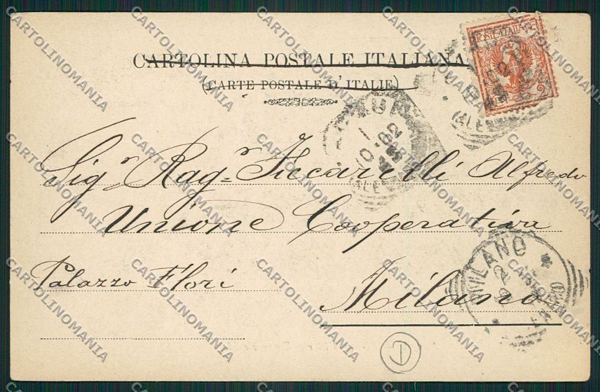 Alessandria Acqui cartolina QK0552 – retro
