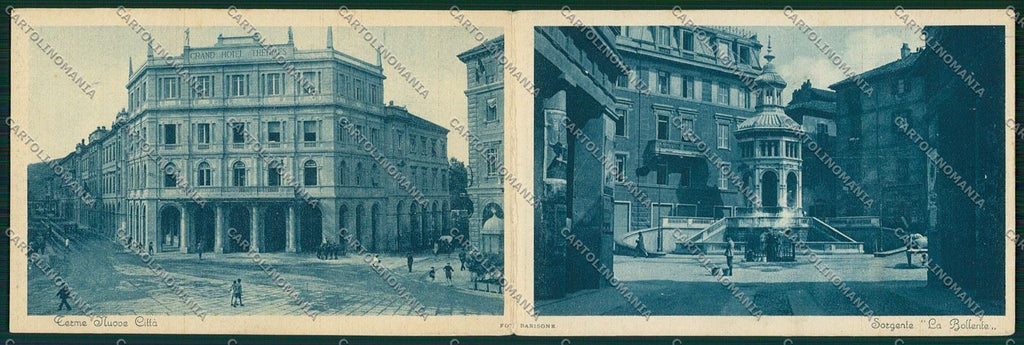 Alessandria Acqui doppia cartolina QK0558 – fronte