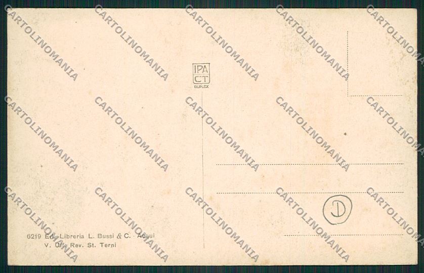 Alessandria Acqui cartolina QK0560 – retro