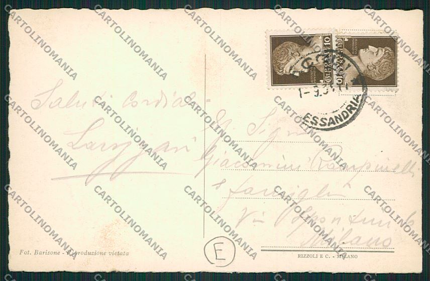 Alessandria Acqui cartolina QK0565 – retro