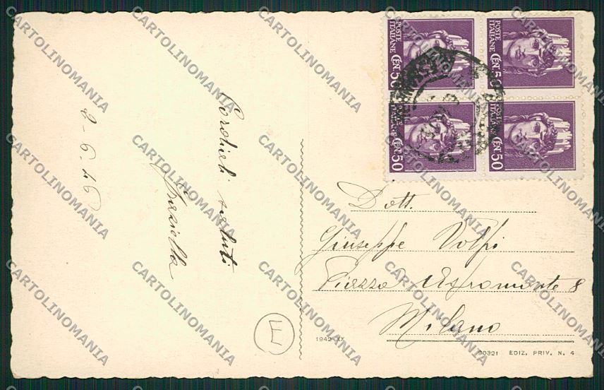 Alessandria Acqui cartolina QK0567 – retro