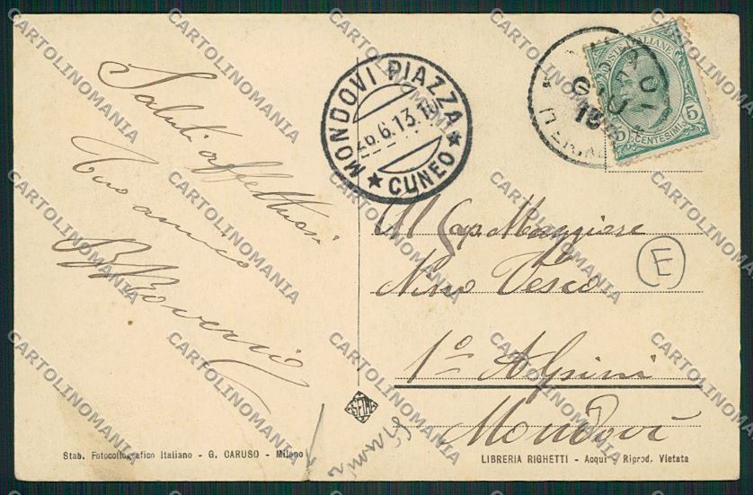 Alessandria Acqui Saluti da cartolina QK0569 – retro