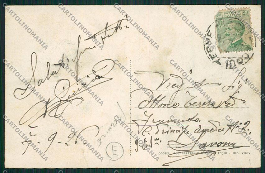 Alessandria Acqui Saluti da PIEGHINE cartolina QK0570 – retro
