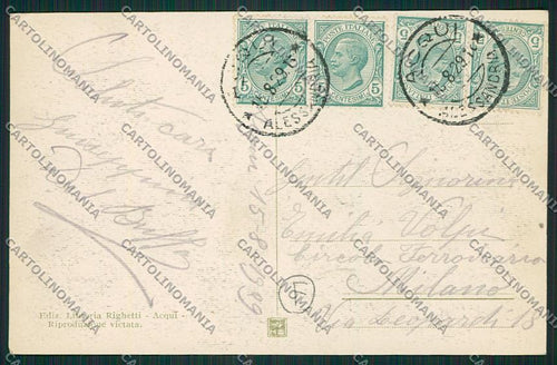Alessandria Acqui cartolina QK0586 – retro