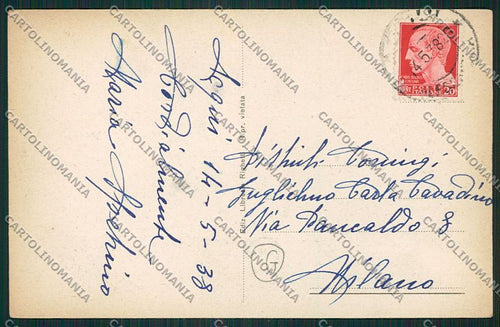 Alessandria Acqui Saluti da cartolina QK0587 – retro