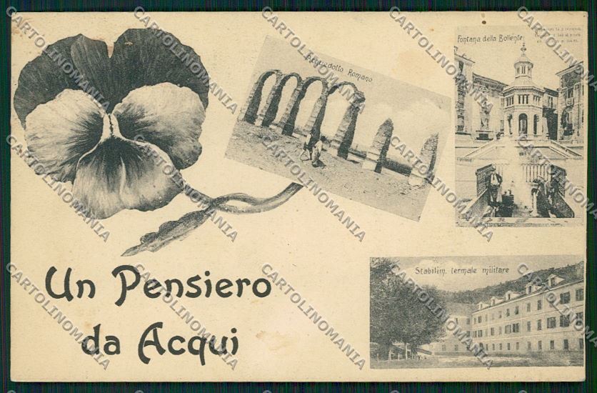 Alessandria Acqui cartolina QK0590 – fronte