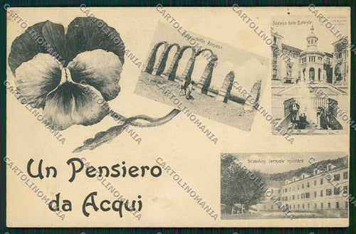 Alessandria Acqui cartolina QK0590 – fronte