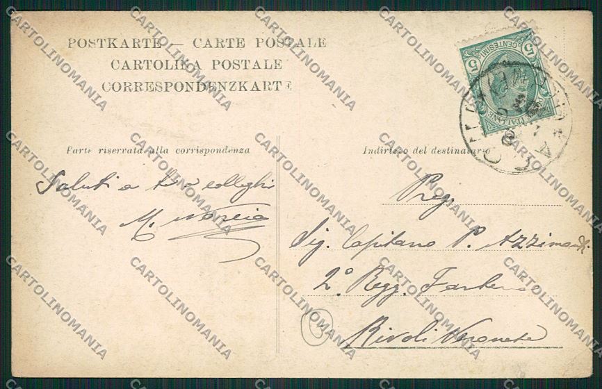 Alessandria Acqui cartolina QK0591 – retro