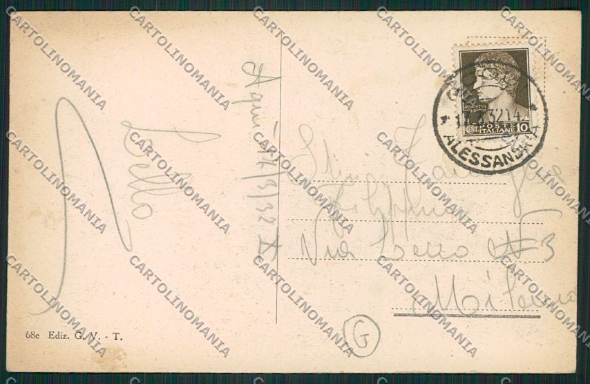 Alessandria Acqui cartolina QK0592 – retro