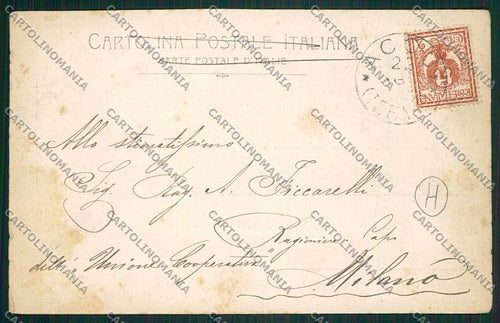 Alessandria Acqui cartolina QK0595 – retro