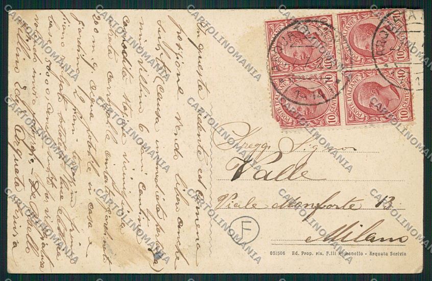 Alessandria Arquata Scrivia cartolina QK0615 – retro