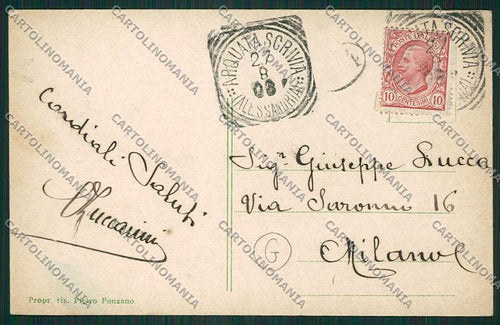 Alessandria Arquata Scrivia cartolina QK0620 – retro