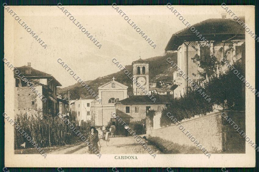 Alessandria Cardona cartolina QK0629 – fronte